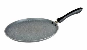 Sartén Tawa de Hierro Fundido Antiadherente de 24 cm, 1.5 mm de Grosor, Mango de Plástico, Acabado Metálico, Calidad Premium Duradera de Cello, Hecho en India - Product Image 6
