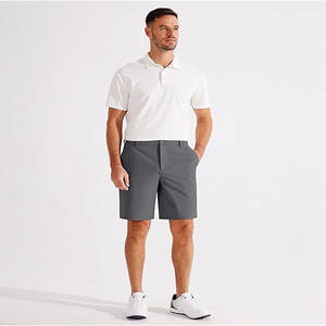 Shorts de golf pour la marche avec logo personnalisé shorts de plage pour hommes polyester hybride golf décontracté 5 pouces entrejambe shorts d'été pour hommes avec poche - Product Image 5
