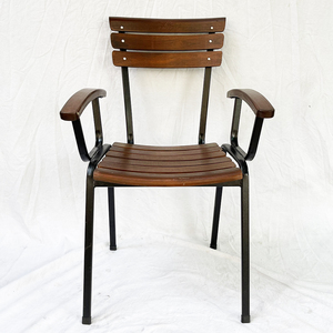 Silla de Exterior Moon GCF056 para Cafetería, de Aluminio Sólido con Reposabrazos Fijos, Ligera, para Pesca, Jardín y Camping, con Opción de Logotipo - Product Image 5