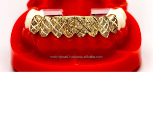Bijoux fins Grilliz pour hommes et femmes Dents en or massif 10K 14K personnalisées Grillz Hip Hop Style Diamant Vvs - Product Image 5