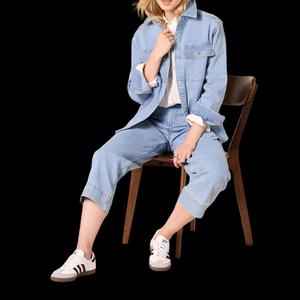 Vestes en jean pour femmes Vente en gros de vestes en jean de haute qualité Veste en jean surdimensionnée délavée à l'acide pour femmes Design Denim Regular Wear - Product Image 5