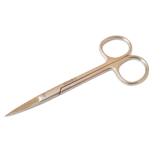 Tijeras Iris Rectas Premium de 4.5'' de Acero Quirúrgico Inoxidable con Punta Fina para Corte de Precisión - Product Image 1