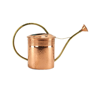 Regadera con acabado antiguo de cobre, lata de agua de lujo, regadera martillada de calidad Superior para espolvorear plantas para el hogar - Product Image 2