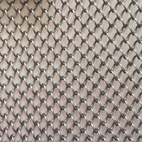 Rideau en treillis métallique pour cloisonnement de hall d'hôtel, remplissage de balustrade, revêtement de plafond, panneau de draperie en fil métallique