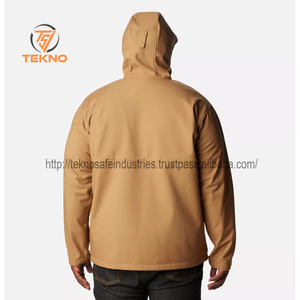 Chaqueta Softshell para hombre con logotipo personalizado a la venta, chaqueta Softshell de manga larga para hombre con nuevo diseño, chaqueta Softshell de poliéster y nailon - Product Image 2