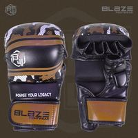 Guantes de Entrenamiento de MMA, Piel de Vacuno, Secado Rápido, Absorción de Humedad, para Combate en Jaula, Kick Boxing, Muay Thai, Boxeo, Artes Marciales
