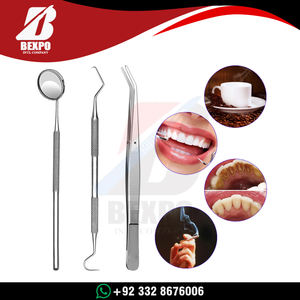 Kit de 3 Piezas para Examen Dental, Kit Básico de Higiene con Pinzas, Espejo y Explorador, Herramientas de Limpieza - Product Image 6