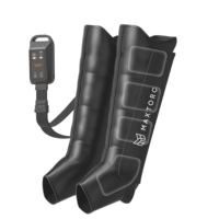 Botas profesionales de recuperación de compresión de aire, ajuste ajustable para diferentes tamaños de piernas, sistema de masaje portátil y recargable