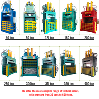 Presse à balles verticale pour le recyclage des déchets de bouteilles en plastique, de carton et de métal en 2026