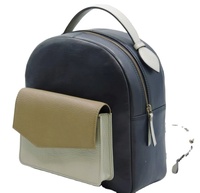 Sac à dos mini pour ordinateur portable, noir, personnalisé, exclusif, fabricant, classique, en cuir, sac de voyage, sac à bandoulière pour femmes et filles, usage quotidien
