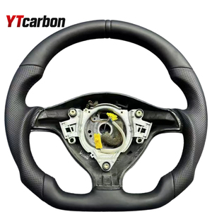 Volante Deportivo Personalizado YTcarbon para Seat Leon MK1 <span class=keywords><strong>Toledo</strong></span> con LED, Fibra <span class=keywords><strong>de</strong></span> Carbono Negra y Cuero Perforado - Product Image 4