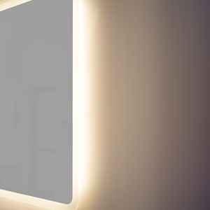 Éclairage LED intégré, miroir à bords sablés 100x70 - Product Image 2