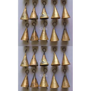 Campanas de Hierro Indias Rústicas de 2 Pulgadas, Adornos Colgantes de Navidad de 2 Pulgadas - Product Image 4