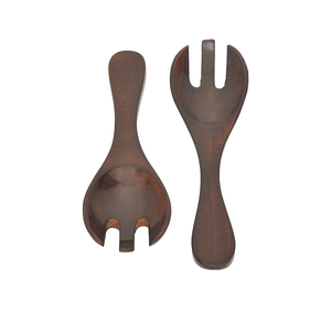 Vente en gros de salade de fruits en bois servant à la main serveur de salade en bambou et ustensiles de cuisine et restaurants utilisent pour au meilleur prix - Product Image 6