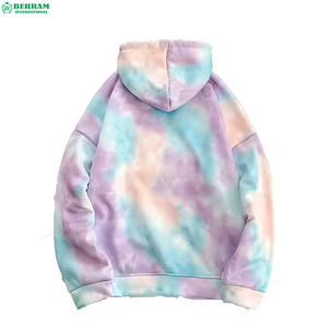 Sudadera con Capucha Extra Grande de Alta Calidad con Logotipo OEM Sublimado, Felpa/Felpa Francesa Ecológica, Estilo Vintage Tie Dye, Lavado a la Piedra, 330 GSM - Product Image 2