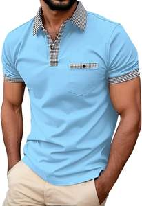 Venta al por mayor en blanco personalizado logotipo bordado Unisex verano liso de alta calidad de algodón DEPORTE DE NEGOCIOS personalizado hombres polos - Product Image 4