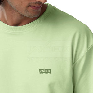 Meilleur design de t-shirt en coton surdimensionné de haute qualité pour hommes, couleur unie, respirant, séchage rapide pour l'extérieur - Product Image 3