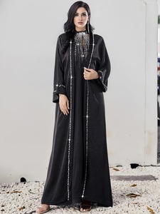 Thobe / Thawb nouveauté vêtements islamiques pour femmes imprimé musulman dames dubaï Hijab Burqa Abaya caftan robe - Product Image 6