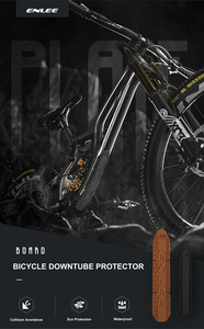 Pegatina de tubo descendente de protección de cuadro de <span class=keywords><strong>bicicleta</strong></span> de <span class=keywords><strong>montaña</strong></span>, pegatina inferior de silicona 3M, lámina de protección anticolisión e impermeable - Product Image 6