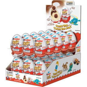 Vente en gros d'œufs en chocolat Kinder Surprise 20g, cartons de 48 unités, pour les clubs de vente en gros et les chaînes de magasins de détail - Product Image 1