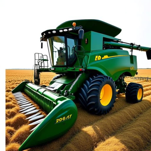 2016 2110 6 Row Peanut Combine 18 Foot Head <b>Bin</b> Dump Pull Type - Product Image 2
