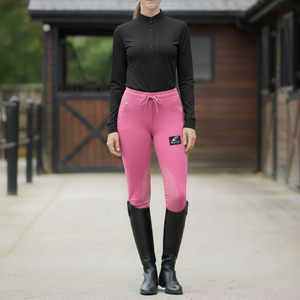 Nouveau style 2024, best-seller : Pantalon d'équitation pour femme, taille haute, avec grip intégral et boutons - Product Image 4