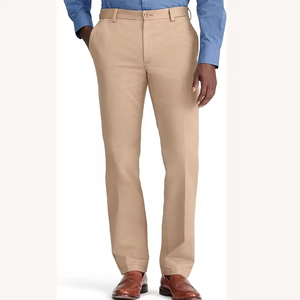 Pantalones de Vestir Casuales Rectos para Hombre, Diseño Moderno, Hechos a Medida, OEM, Ligeros, de Gran Calidad, con Logotipo, Talla y Color Personalizables - Product Image 1