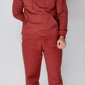 Survêtement de sport décontracté pour hommes Streetwear Sweat à capuche et sweat-shirt pour la course à pied Pantalon de survêtement Taille adulte Ensemble d'hiver Survêtement - Product Image 4