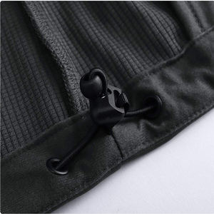 เสื้อกั๊กผ้านิ่มน้ำหนักเบาสำหรับผู้หญิงแจ็คเก็ตแขนกุดมีฮู้ดตั้งมีซิปกระเป๋ากันลมสำหรับวิ่งปีนเขากอล์ฟขนาดพิเศษ - Product Image 4