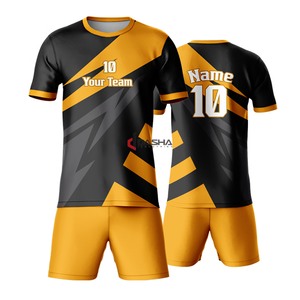 Uniforme de fútbol para hombre de poliéster 100% de calidad profesional hecho a medida, nuevo estilo, último diseño para adultos, ropa de fútbol - Product Image 3
