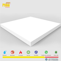 Celuka, respetuoso con el medio ambiente, resistente al agua, 4X8FT, 1220X2440mm, superficie brillante blanca, láminas para techos de PVC, espuma rígida de 6mm/8mm, fábrica de Forex personalizada