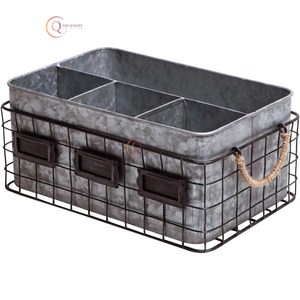 Antique <b>Kitchen</b> Cuttlery Holder Handmade Tabletop Galvanized <b>Utensil</b> <b>Rack</b> For Restaurant Resort Decor At Affordable Price - Product Image 1