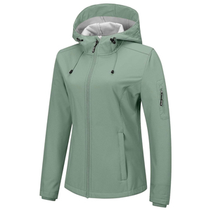 Chaqueta Softshell para Mujer con Tela de Nailon y Lona Transpirable, Capa Aislante para Mayor Calidez sin Peso Excesivo - Product Image 1