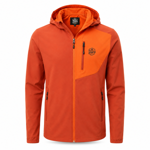 Veste softshell légère, respirante, écologique, à séchage rapide, décontractée, avec fermeture éclair, entièrement personnalisable, design hiver. - Product Image 1