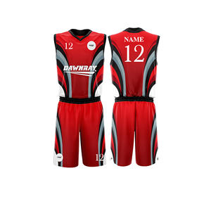 Custom Pro Style <b>Basketball</b> Uniform Set Quick Dry Breathable Polyester Jersey And <b>Shorts</b> Team Sportswear For Men <b>Women</b> Youth - Product Image 1