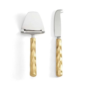 Juego de rebanadores de queso chapados en mate y Negro moderno, diseño de mango grueso único, cuchillo de acero inoxidable para el hogar para bodas para volver a la escuela - Product Image 4