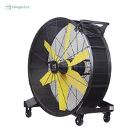 Ventilateur à tambour mobile BLDC 36 42 48 pouces avec contrôle à 7 vitesses