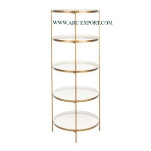 Fabricant de porte-bagages de luxe en laiton et en verre Meubles de grande taille de qualité supérieure pour maisons et hôtels Porte-bagages à vendre - Product Image 2