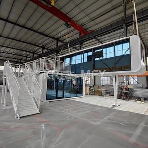 Casa Móvil Pequeña de Lujo 2025, Cápsula Espacial Prefabricada Duradera para Resorts y Granjas, Villa Contenedor, Proveedor Directo - Product Image 5