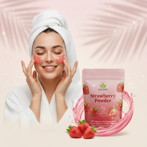 Poudre de masque facial à la fraise de haute qualité, extrait à base de plantes pour la croissance des cheveux, 50g, meilleur prix - Product Image 3