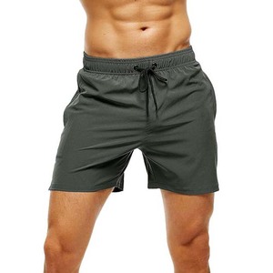 Pantalones cortos deportivos de cintura alta para gimnasio y Fitness para hombre, ropa de talla grande, estilo callejero, algodón transpirable con bolsillo, pantalones cortos para hombre - Product Image 2