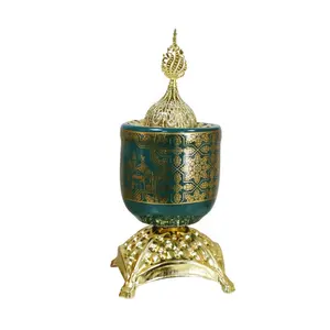 حوامل مبخرة Mubkhara مطلية بالذهب, تصميم جديد ، حوامل بخور من فحم Bakhoor للديكور المنزلي