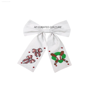 Personalizado con cuentas de béisbol voleibol Gameday anudado deportes hechos a mano lazo con cuentas - Product Image 5