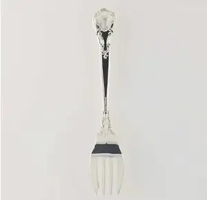 Fourchette de mariage en acier inoxydable avec finition miroir argentée, parfaite pour la cuisine, le restaurant, l'hôtel, utilisation sur table, couverts - Product Image 4