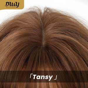 Tansy-DWY Light <b>Brown</b> Long Wavy Glueless Synthetic <b>Wig</b> Machine Made <b>Wigs</b> - Product Image 3