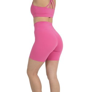 Shorts de Yoga croix taille haute hanche levage Nylon Gym court Yoga Fitness femmes cyclisme serré élastique respirant Shorts de sport - Product Image 2