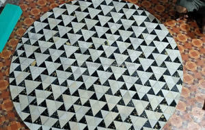 Alfombras y alfombras de cuero genuino hechas a mano Real de nueva tendencia, alfombras de retazos de gran oferta de cuero de vaca para sala de estar, área grande - Product Image 3