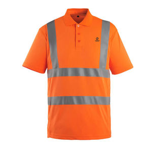 Polos de trabajo de seguridad en construcción de carreteras de alta visibilidad para hombres, camisa de trabajo reflectante, polos de manga corta para trabajo de tráfico - Product Image 1