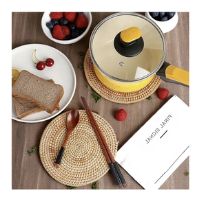 Custom Rattan Coasters Branded Drink Mats Business Orders - Product Image 1