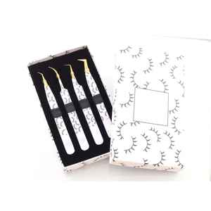 Pinzas Profesionales para Pestañas de Primera Calidad, Acero Inoxidable, Precisión, Multiusos, Duraderas, para Extensión de Pestañas - Product Image 4